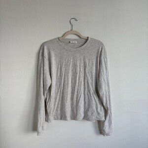 American Vintage Gray/Grey Heather longsleeve shirt